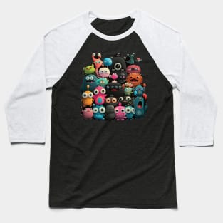 Cute Creatures Baseball T-Shirt